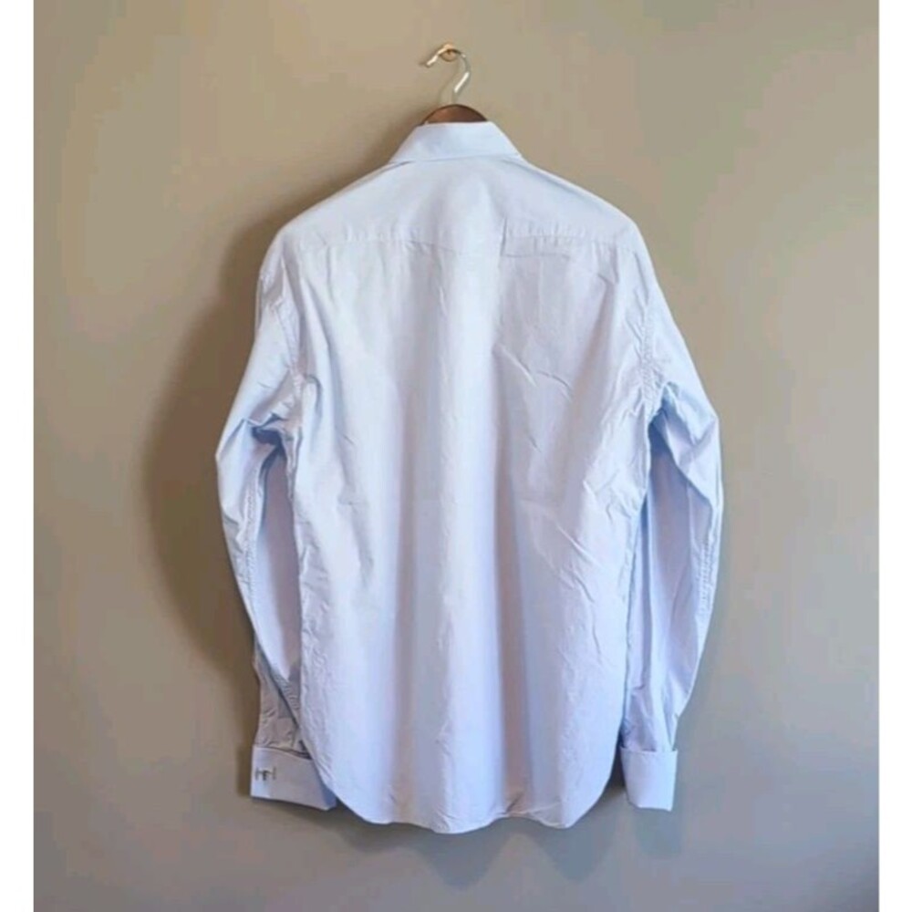 Patrick Hellmann Custom Made Italy Light Blue Dre… - image 7